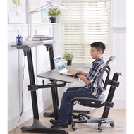 Study Desk and Chair/ Ergonomic Sit and Stand/ Meja Belajar dan Kerusi/ University Kids Adult