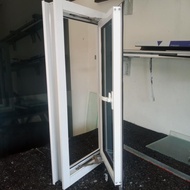 kusen jendela aluminium 40 x 120 1 set lengkap
