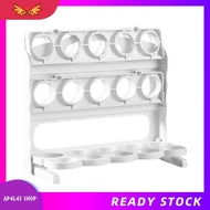 [ap4l43.] Egg Holder for Fridge - 3-Tier Egg Storage Organizer, Large Capacity Egg Rack for Refriger