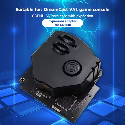 GDEMU Optical Drive Simulation Boards for DreamCast VA1 Remote Secure Digital Card 3D Printed Mount 