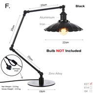 BMC Nordic Adjustable Plant Grow Light Stand – Modern Metal Desktop Lamp Holder for Indoor Plants