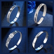 AIFEI JEWELRY Original Rantai 925 Bracelet Women Perempuan Bangle Silver Moissanite Gelang Diamond Tangan Fashion M147