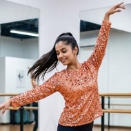 Sequin dance top