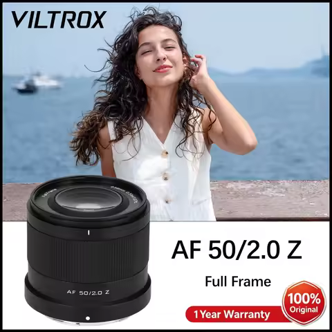 Viltrox AF 50mm F2.0 Air Wide Angle Full Frame Prime Lens for Nikon Z-Mount Cameras Z8 Z9 Z6 Z7 Z6 I
