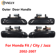 มือเปิดประตู นอก HONDA CITY JAZZ 2003-2007 ดำ มือเปิดนอก มือเปิดประตู ฮอนด้า ซิตี้ แจ๊ส 03-07 GD ZX 