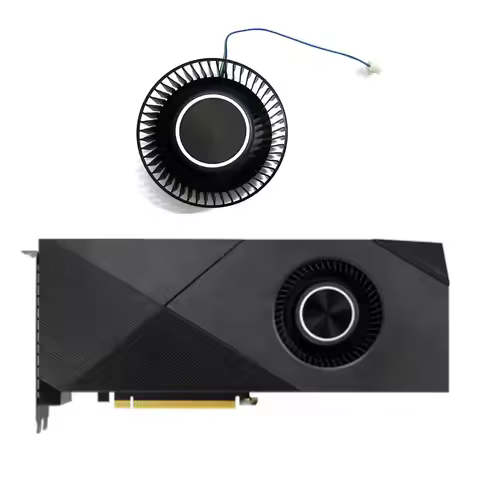 ASUS TURBO RTX 2060 2070 2080 2060S 2070S 2080TI HZDO graphics card fan D7525H12D 4PIN DC 12V 1.2A R