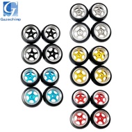[Gazechimp] 4 Pieces Rubber Tyre for Wltoys K969 K989 P929 1/28 RC On-road Car Parts Replacements Ac