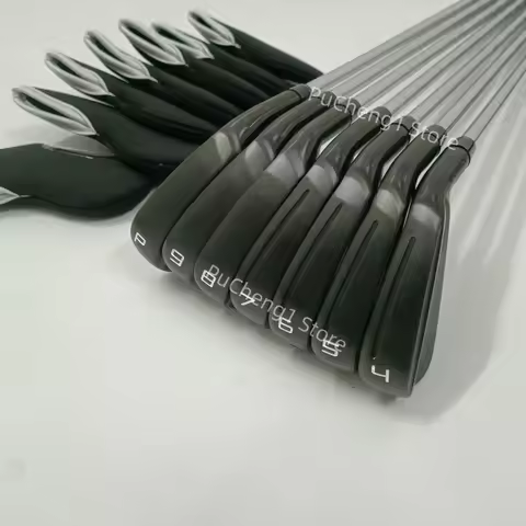 TaiFu 2025New Men's p790 Golf Clubs black P790 Golf Irons fifth generation 7pcs 4-9P R/S/SR Flex Ste