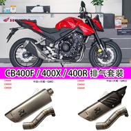 Promotion Applicable for Honda CB400F Exhaust Modified Middle Section Connection Pipe CB400X _ R Exh