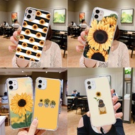 A-195 sunflower Silicone TPU Case Compatible for Huawei Nova P20 3I P30 2I Y5P 5T Y8S 4E Lite Pro Cover Soft