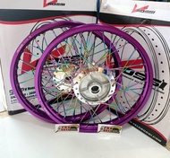 PAKETAN VELG JARI JARI MOTOR REVO FIT / REVO ABSOLUTE / REVO NEW / BLADE 110 RING 17 PILIHAN WARNA B