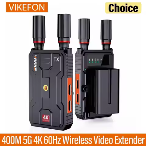 400M Wireless Screen Projector 4K 60HZ HD HDMI-Compatible Wireless Video Transmitter Receiver Adapte
