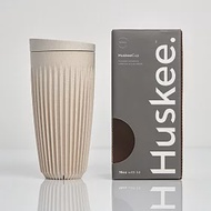 【Huskee】澳洲 咖啡豆殼環保杯 16oz/ 480ml(附杯蓋) 燕麥色