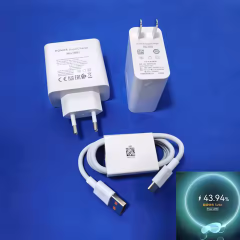 Original Honor 200 300 Pro SuperCharge 100W EU US Fast Charger Power Adapter For Magic 7 6 5 3 Pro V