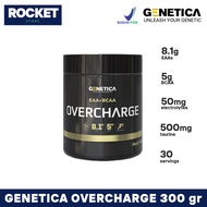 Genetica Overcharge Amino Acid Supplement EAA+BCAA 300gram 30serving
