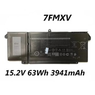 7FMXV 9JM71 TN2GY 15.2V 63Wh Laptop Battery For Dell Latitude 13 5320 14 7320 7420 7520 Series Noteb