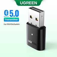 UGREEN Bluetooth Transmitter USB 5.0 Adapter Wireless Dongle Low Latency for PS5, PS4, PS4 Pro, PS3, Switch, AirPods Pro