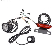 Ebike Light Kit 1500mm Cable Length Easy Installation IPX4 Waterproof Rating