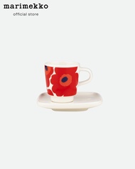 MARIMEKKO UNIKKO ESPRESSO CUP+SAUCER แก้วน้ำ จานรอง