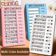 SECEL Daily Planner Memo, Reusable Self-discipline My Chores Checklist,  My Chores Detachable Plasti