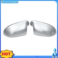 Car Wing Mirror Caps Matt Chrome Mirror Cover Rearview Side Mirror Cap  for  A4 S4 B8 A6 C6 09-11,A3