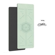 TPE Yoga mat home fitness non-slip sports mat guide line Materassino palestra Shakti mat Yoga equipm