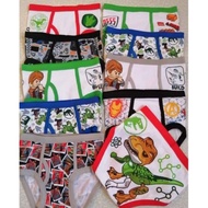 12 pcs Brief for kids / boy's (1-9yrs old) cotton brief underwear