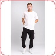 DLSTAR Relaxed Fit Straight Cut Cotton Utility Cargo Pants