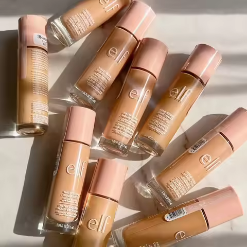 Hot Elf Multi-effect Liquid Foundation Natural Brighten Base Makeup Halo Glow Liquid Filter Glow Boo