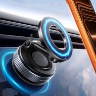 MRGLAS 2026 Upgraded Vacuum Magnetic Phone Holders for Your Car 360° Adjustable Absorption Magnetic 