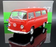 【M.A.S.H】[現貨特價] Welly NEX 1/24 VW T2 bus red