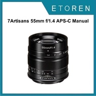 7Artisans 55mm f/1.4 APS-C Manual Lens
