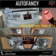 FREE LED HONDA CIVIC FB REAR BUMPER TAIL LAMP BILB SIGNAL BRAKE LIGHT ALBINO JDM VISION