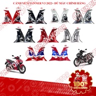 Front Fairing Wing, Chicken Wing, Wing Winner X V3 2022+ Left Right 64650-K2P-V80ZA, 64600-K2P-V80ZA