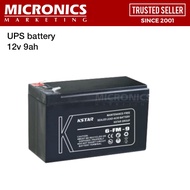 KStar UPS Battery 12v9ah