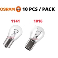 10 PCS 【Osram】1BOX 100% Osram Halogen Light Car BRAKE Bulb Made in Germany 12V 1016 1141 orange 12V 