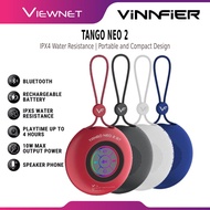 VINNFIER VF TANGO NEO 2 BT PORTABLE BLUETOOTH SPEAKER WITH 10W OUTPUT | IP4X WATER RESISTANCE | BUIL