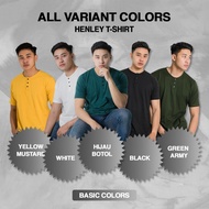 Hdr Plain Button-Down T-Shirt Plain Henley T-Shirt/ Hanley Plain T-Shirt/ Plain T-Shirt/