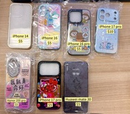 多款手機殼 iPhone 14/16/16 Pro/17 Pro, Huawei Mate 30, Honor 200 Pro