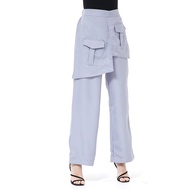 Hamlin Stella Long Pants Women's Casual Long Pants Pocket Model Cotton Material ORIGINAL - Silver