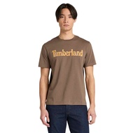 Timberland MenS LOGO short-sleeved T-shirt เสื้อยืด (TF25A6D6R)