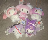 Sanrio Melody公仔 melody細景品公仔 melody扮kuromi melody吊飾