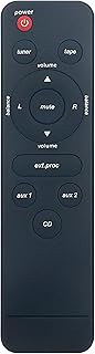 AULCMEET Replace Remote Control Compatible with Adcom GFP-750 Stereo Preamplifier