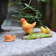 New Style Garden Balcony Ornaments Simulation Animal Chick Duck Frog Snail