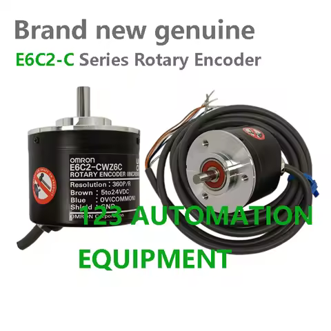 Authentic New Omron E6C2-CWZ6C Incremental Rotary Encoder 200P/R 360P/R 500P/R 600P/R 1000P/R 2000P/
