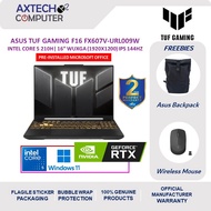 Asus TUF F16 FX607V-URL009W 16" FHD+ 144Hz Gaming Laptop (C5-210H,16GB, 512GB SSD, RTX4050 6GB, W11)