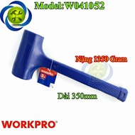 Workpro W Damping Rubber Hammer041052 1.35kg 3LB blue