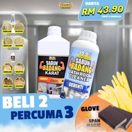 Percuma Span Magic : Sabun Badang Karat + Bathroom Cleaner  Pencuci Lumut Kerak Tiles Toilet Tong Ga