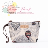 [Dolly Club] Storage Boat Bag|Cosmetic Bag|Small Object Storage|Sundries Bag|E1L|Hot Air Balloon|Whi