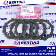 Motors、Motorcycle Parts ❆CLUTCH LINING SET Kawasaki Fury 125 Classic and New Breed (No Clutch Leve